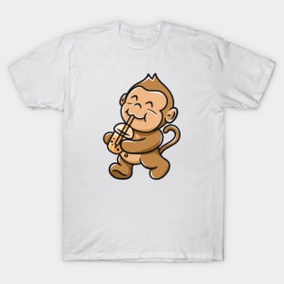 monkey boba T-Shirt